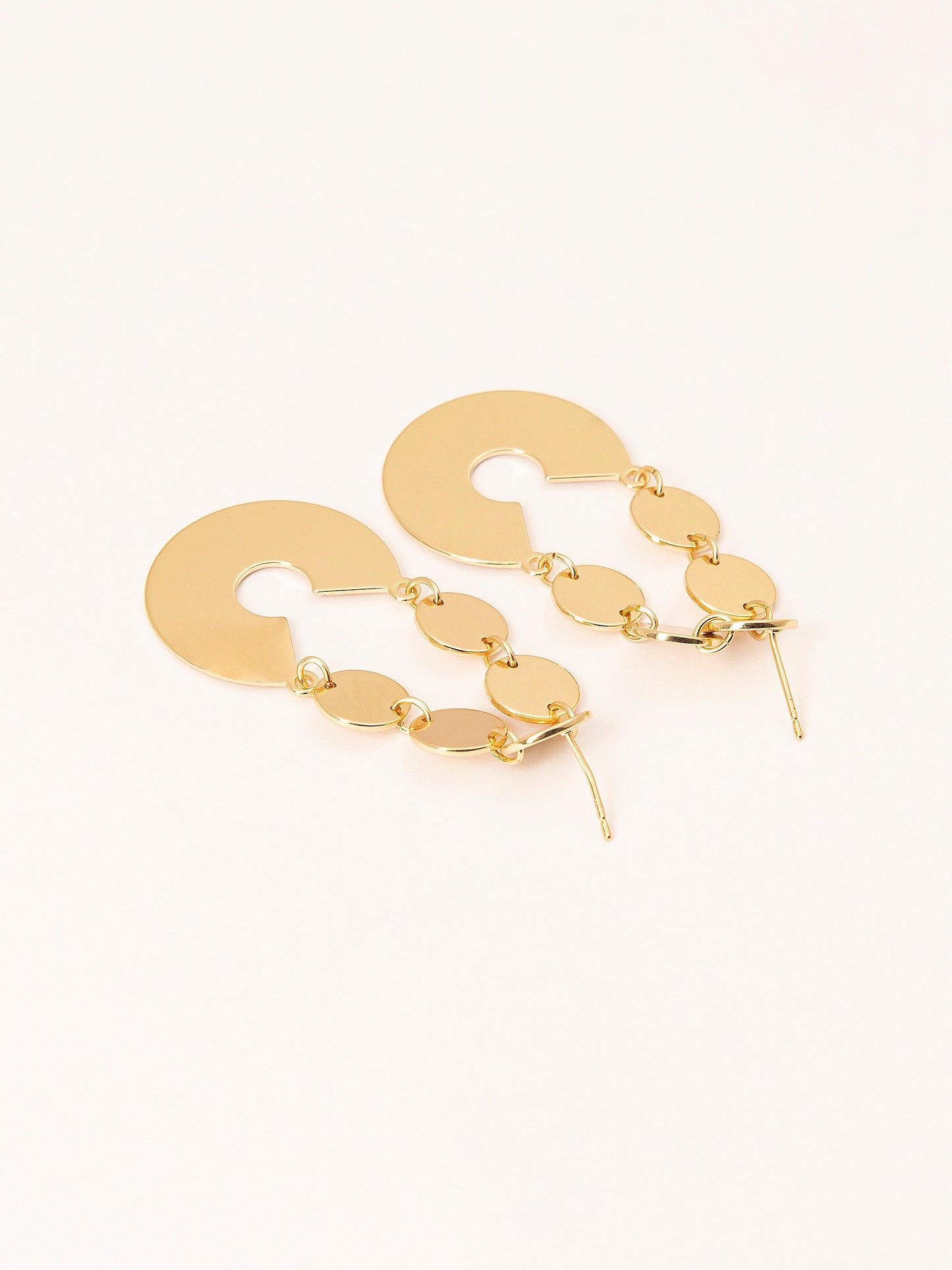 Dangling Coins Earrings