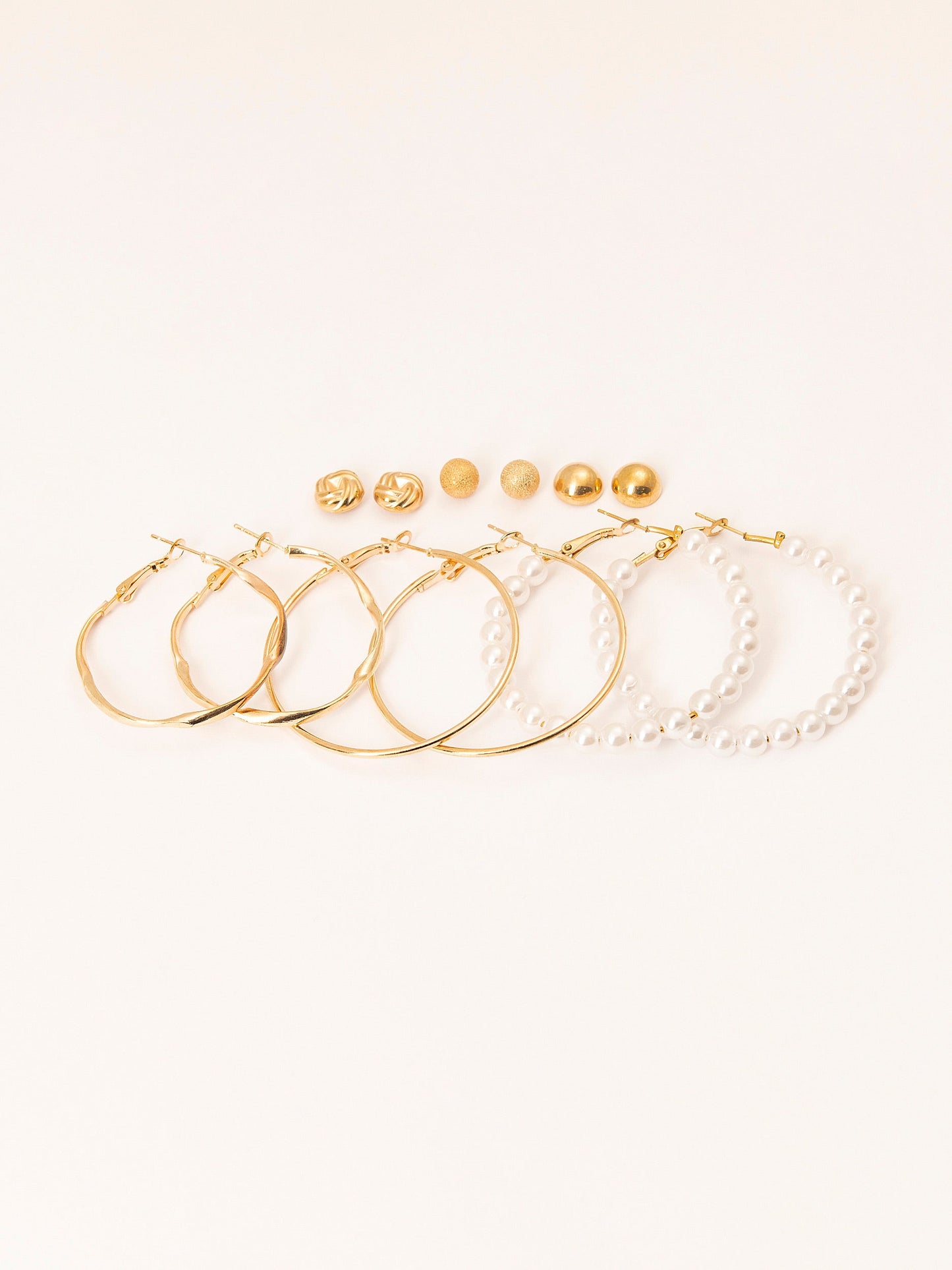 Metallic Earrings Set