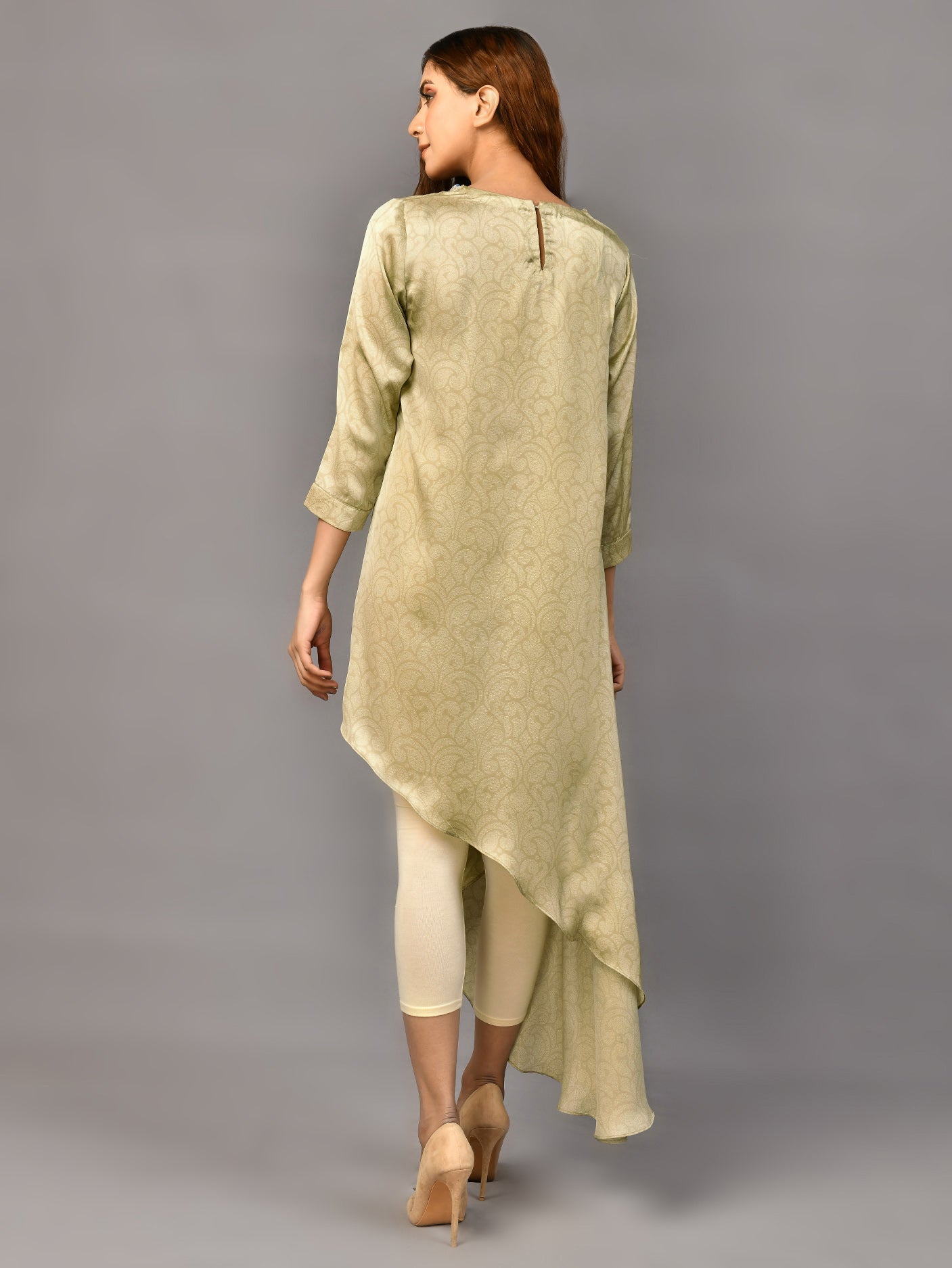 Embellished Silk Shirt