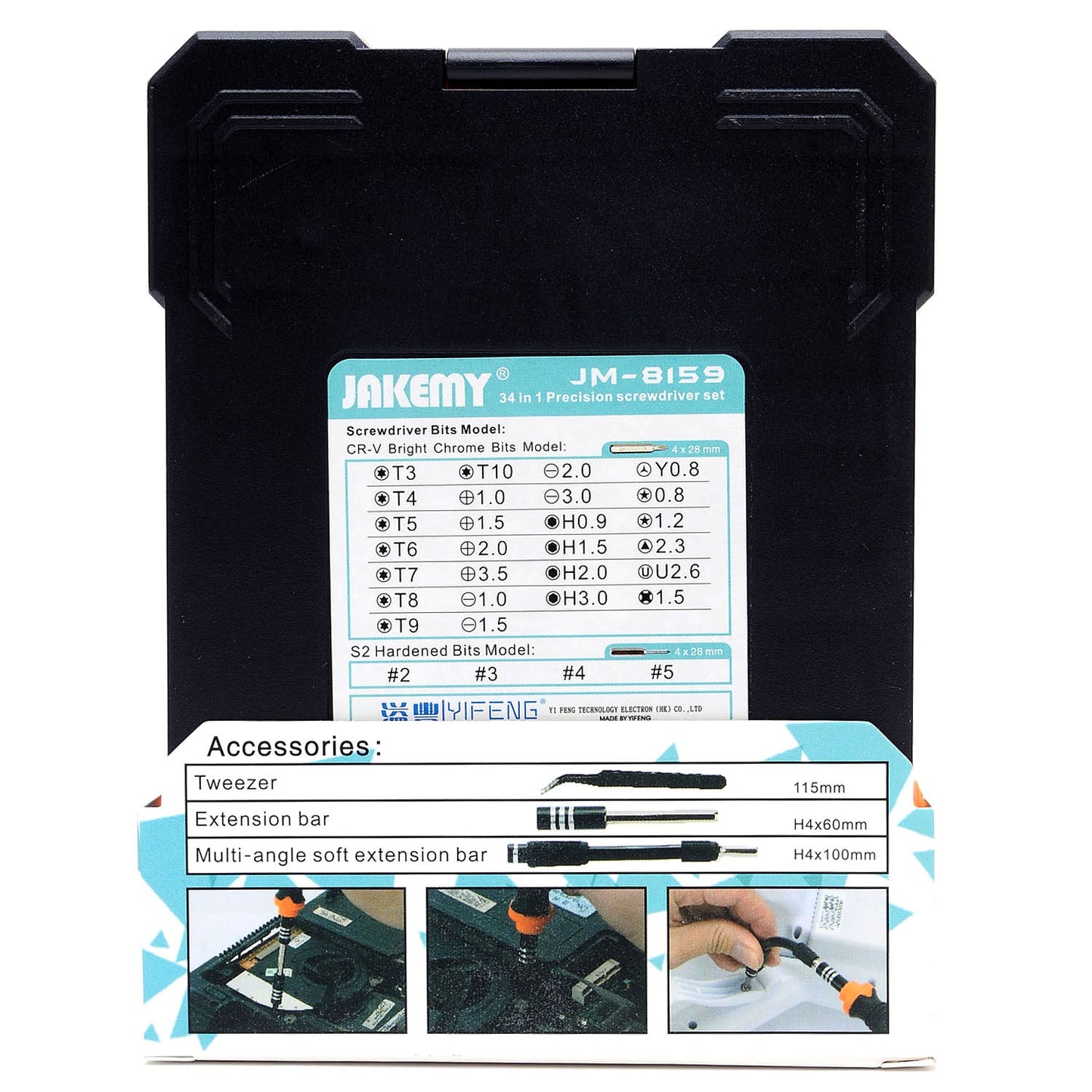 59-JM8159 34pcs in 1 Screwdriver