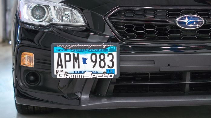 GrimmSpeed 10+ Subaru Legacy/Outback / 13+ Subaru BRZ/13+ Scion FR-S License Plate Relocation Kit (grm094029)