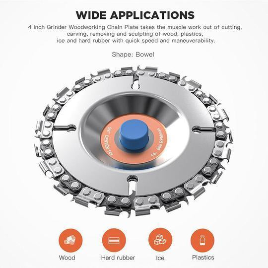 ग्राइंडर वुड नक्काशी चेन डिस्क