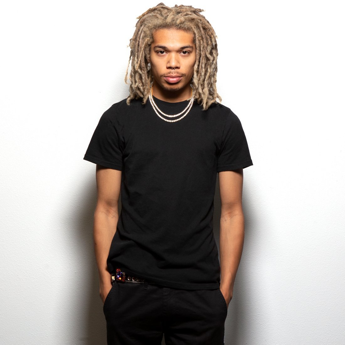 5 mm Tennisketten-Halsband-Set