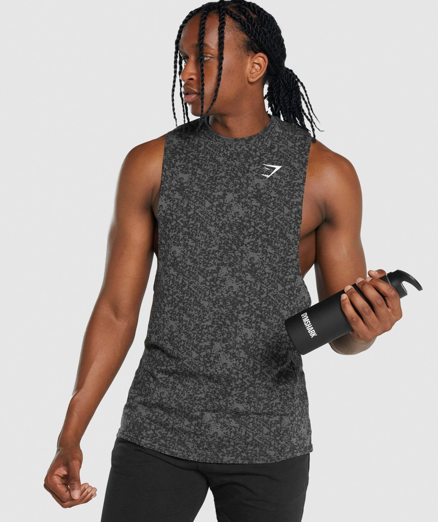 Gymshark 20oz Strohflasche - Schwarz