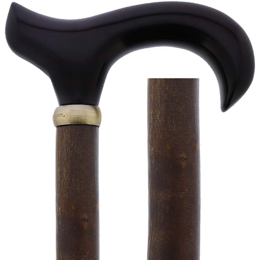 Scratch & Dent Sandalwood Wide Handle Walking Cane w/ Blackthorn Shaft (limited supply) V1536