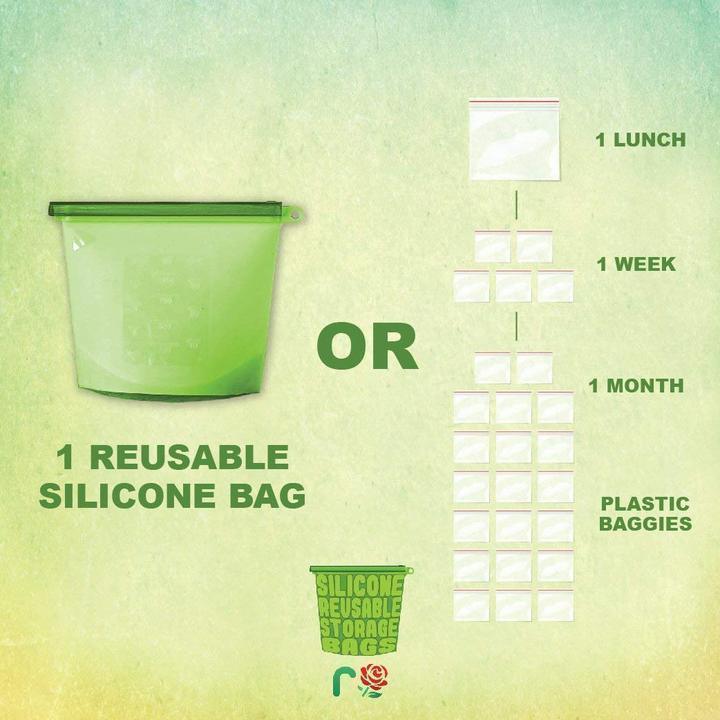 Ampe फूड ग्रेड सिलिकॉन बैग