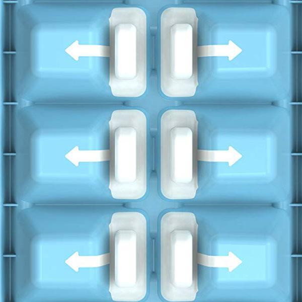 आसान-रिलीज़ आइस क्यूब ट्रे