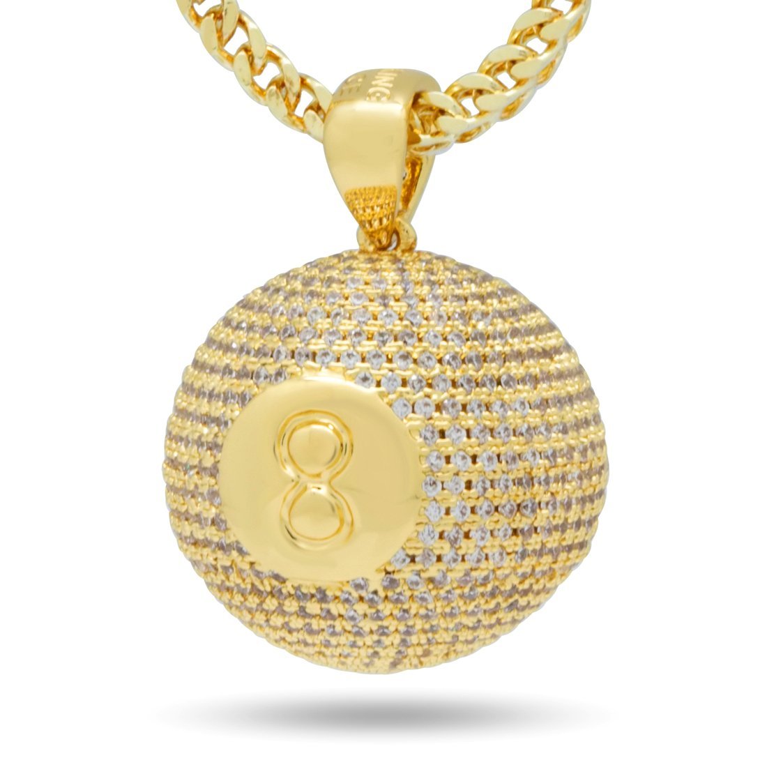 8-Ball Billiard Necklace