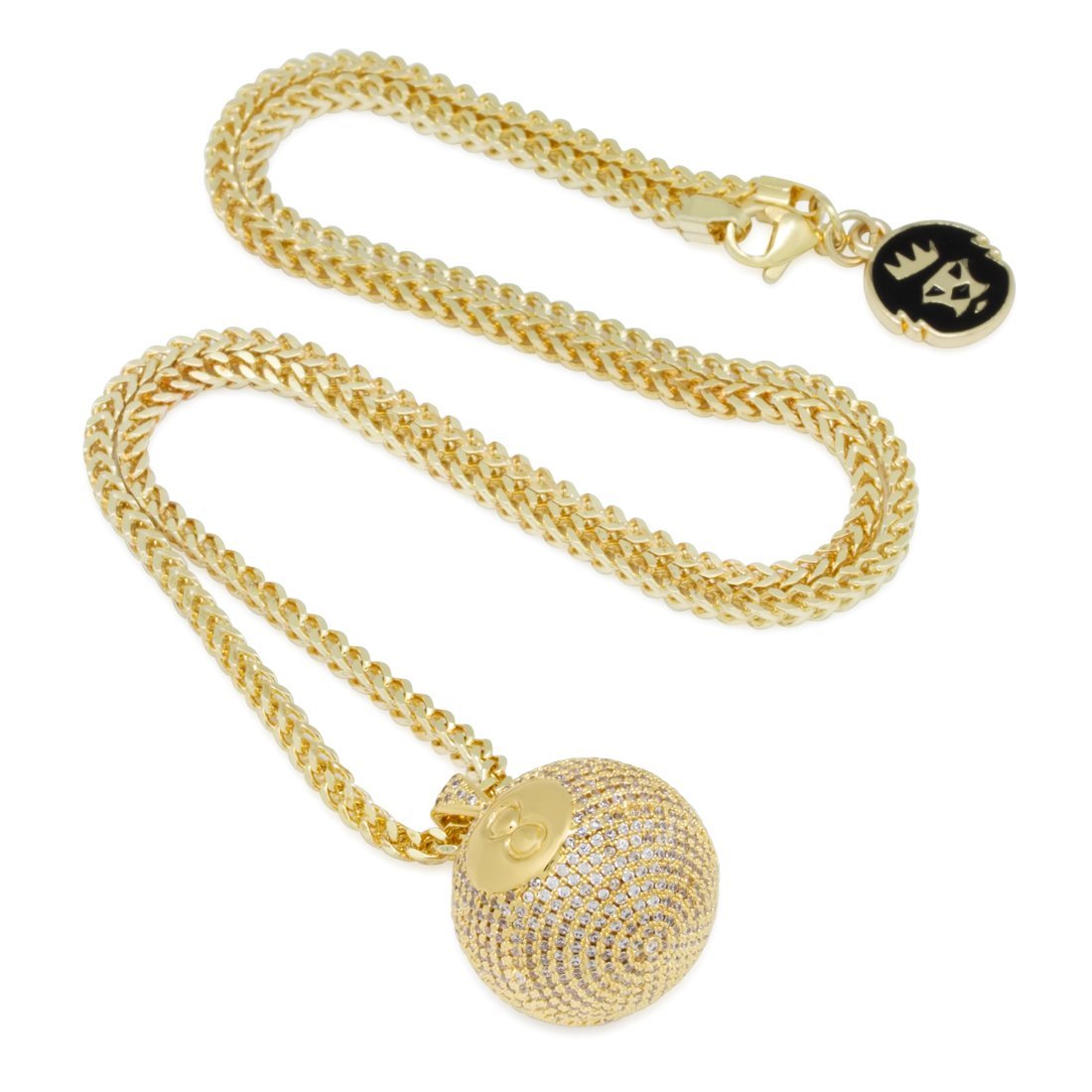 8-Ball Billiard Necklace