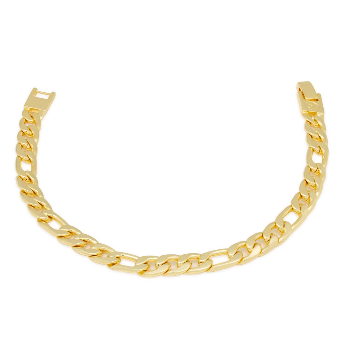 8mm Figaro Bracelet