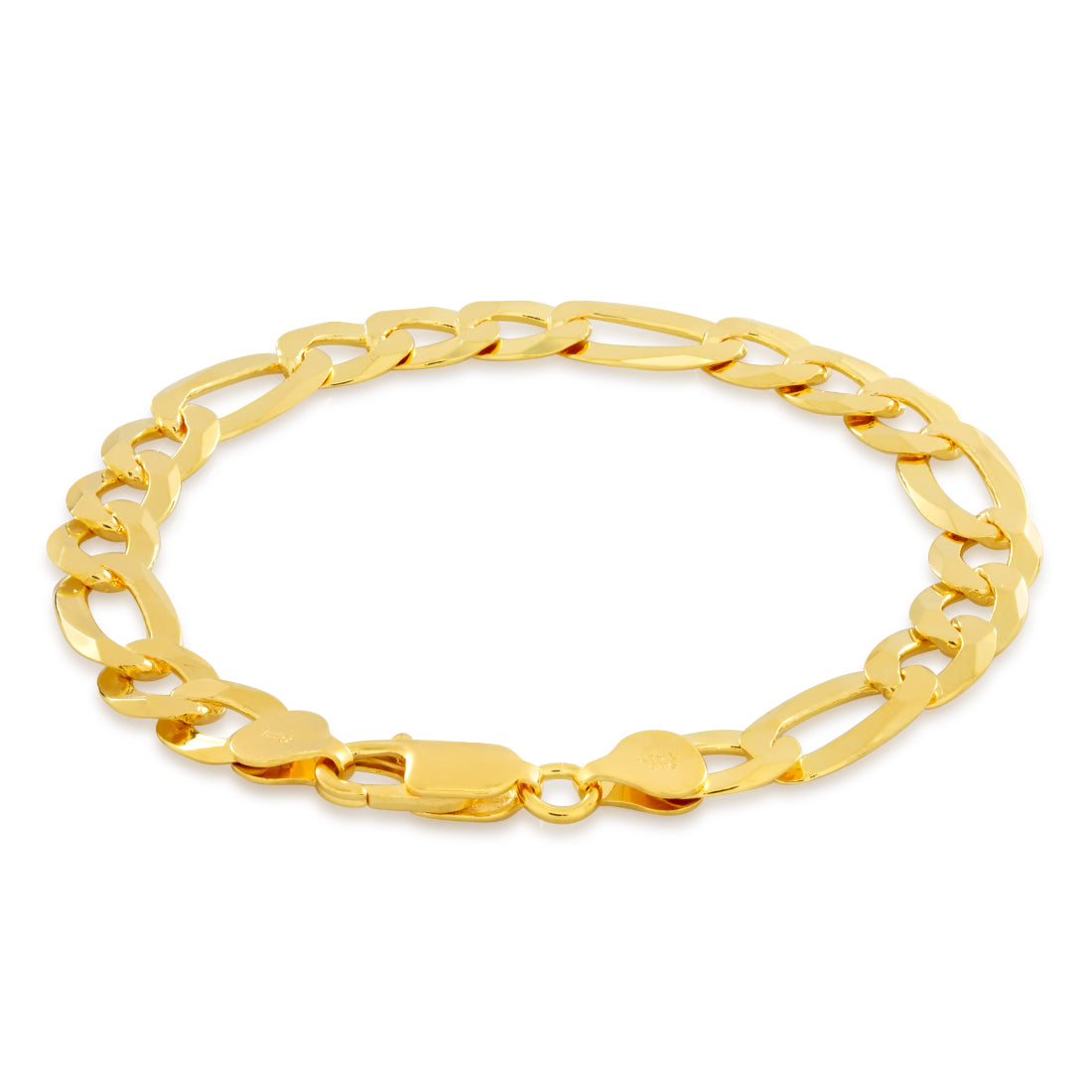 8mm Figaro Bracelet