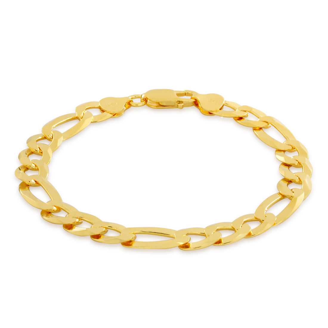 8mm Figaro Bracelet