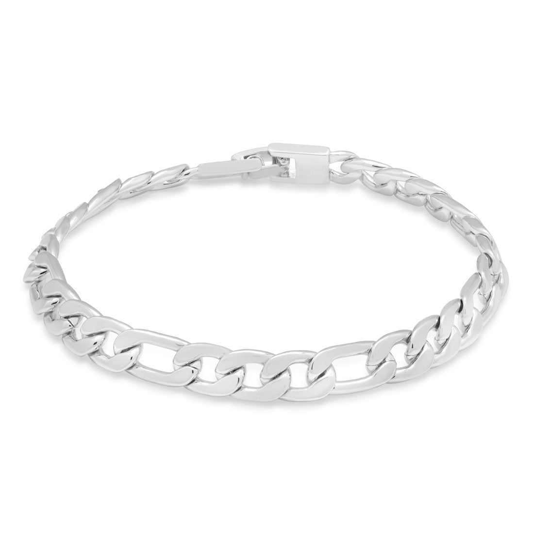 8mm Figaro Bracelet