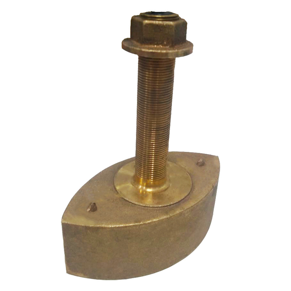 SI-TEX Bronze Stem Thru-Hull Transducer - 600W  130 - 210kHz - No Fairing Block [CB131D600]