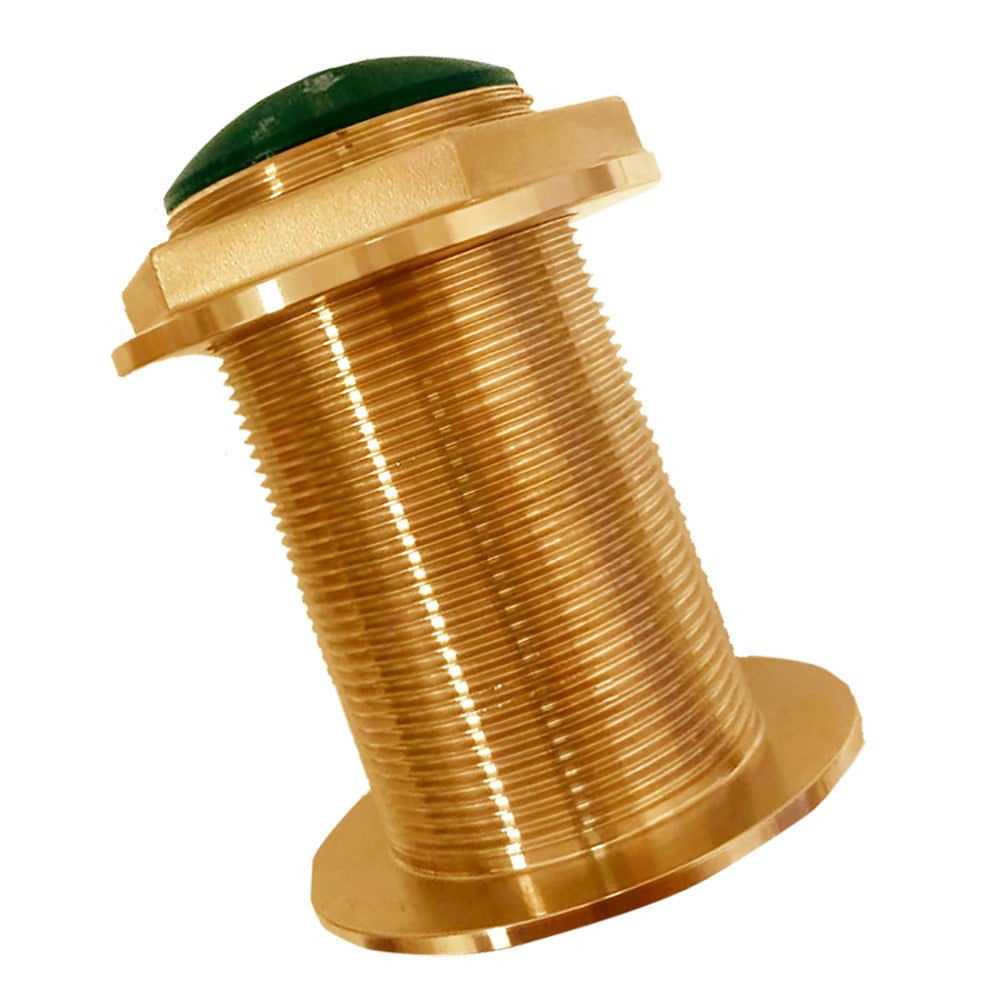 SI-TEX Bronze Low Profile Thru-Hull Medium Frequency CHIRP Transducer - 600W  80 - 130kHz [BT70MA600]