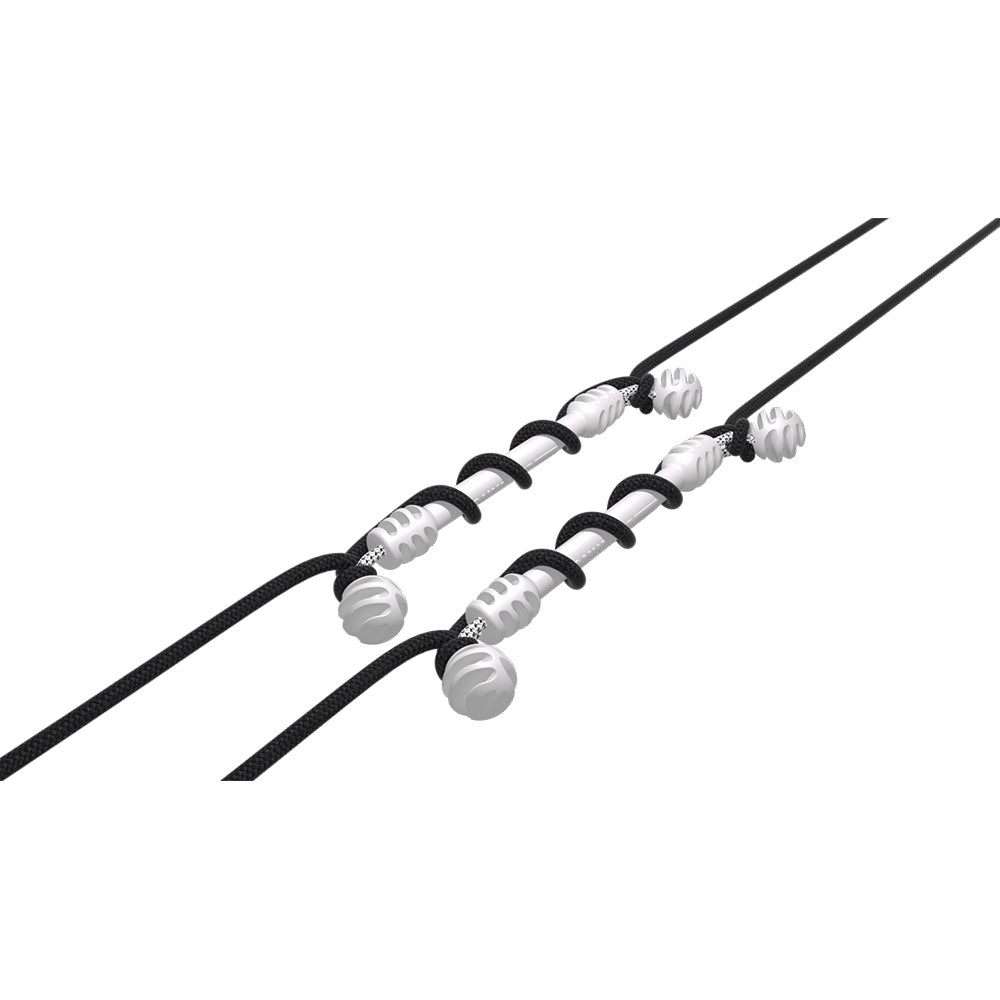 Snubber - Cumulus White Snubber Twist - Pair [S61208]