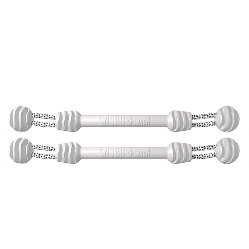 Snubber - Cumulus White Snubber Twist - Pair [S61208]