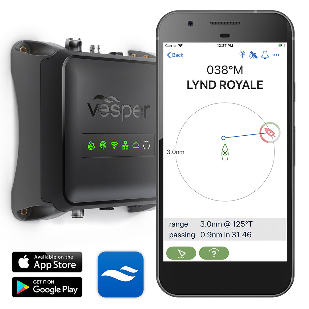 Vesper Cortex M1 Full Class B SOTDMA SmartAIS Transponder  Remote Vessel Monitoring [010-02815-20]