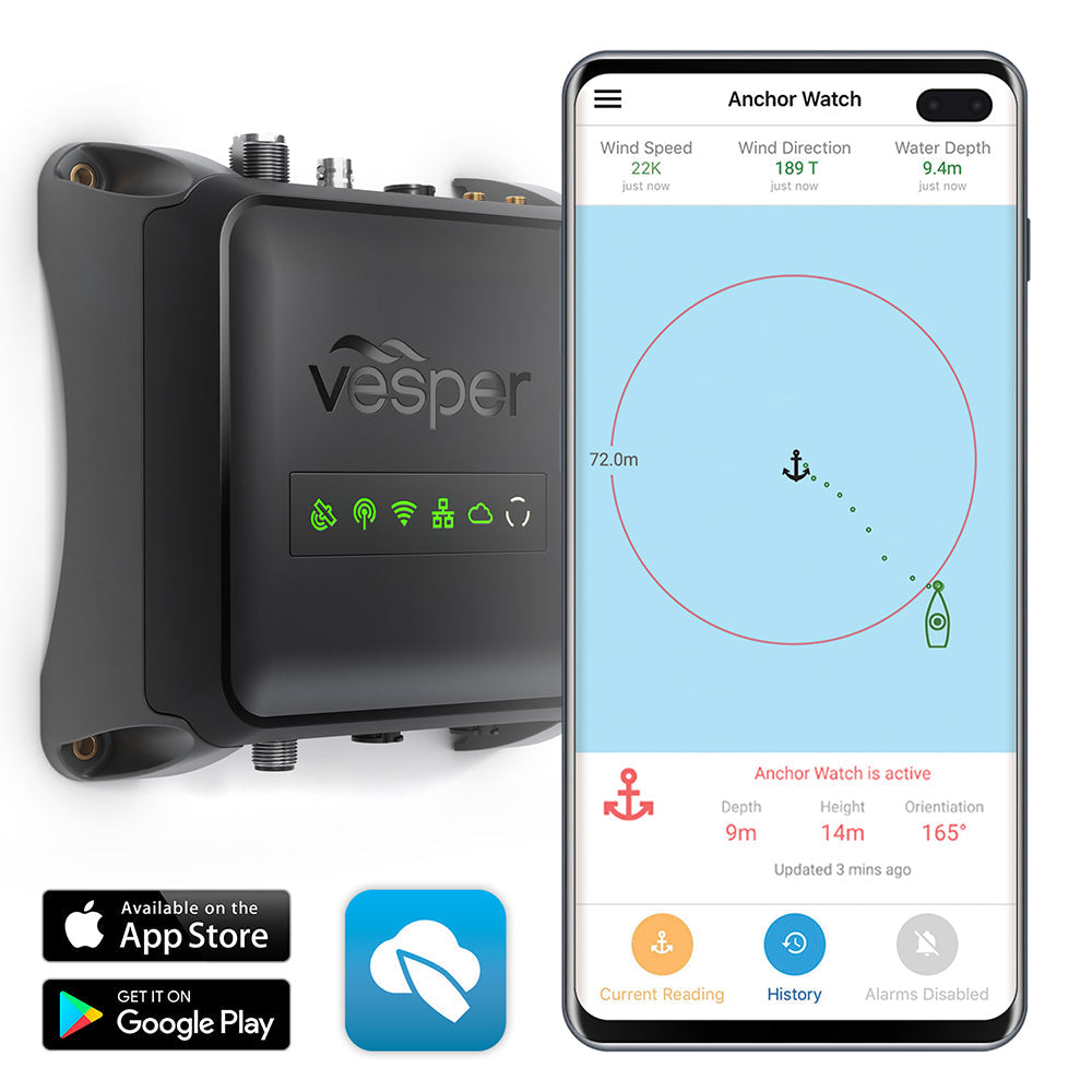 Vesper Cortex M1 Full Class B SOTDMA SmartAIS Transponder  Remote Vessel Monitoring [010-02815-20]