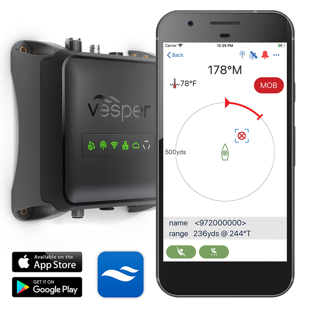 Vesper Cortex M1 Full Class B SOTDMA SmartAIS Transponder  Remote Vessel Monitoring [010-02815-20]