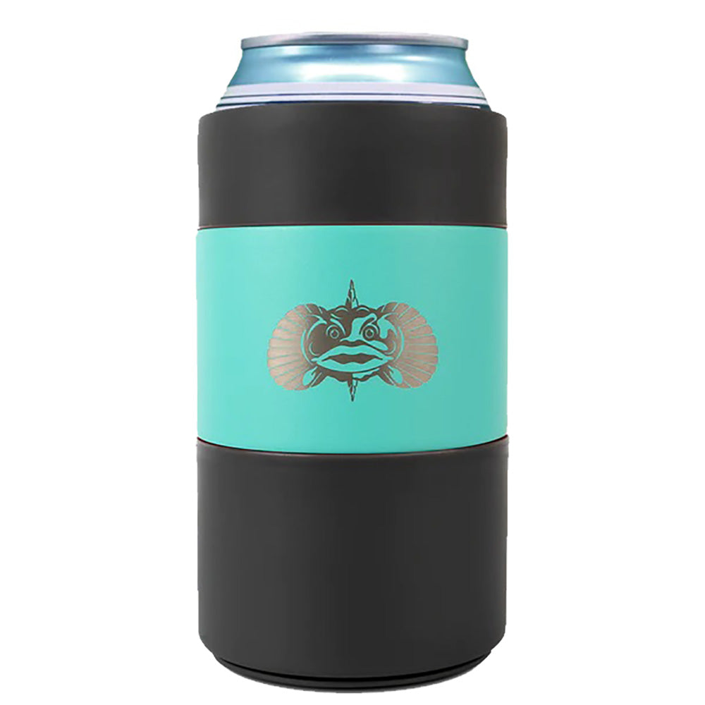Toadfish Non-Tipping Can Cooler + Adapter - 12oz - Teal [1013]