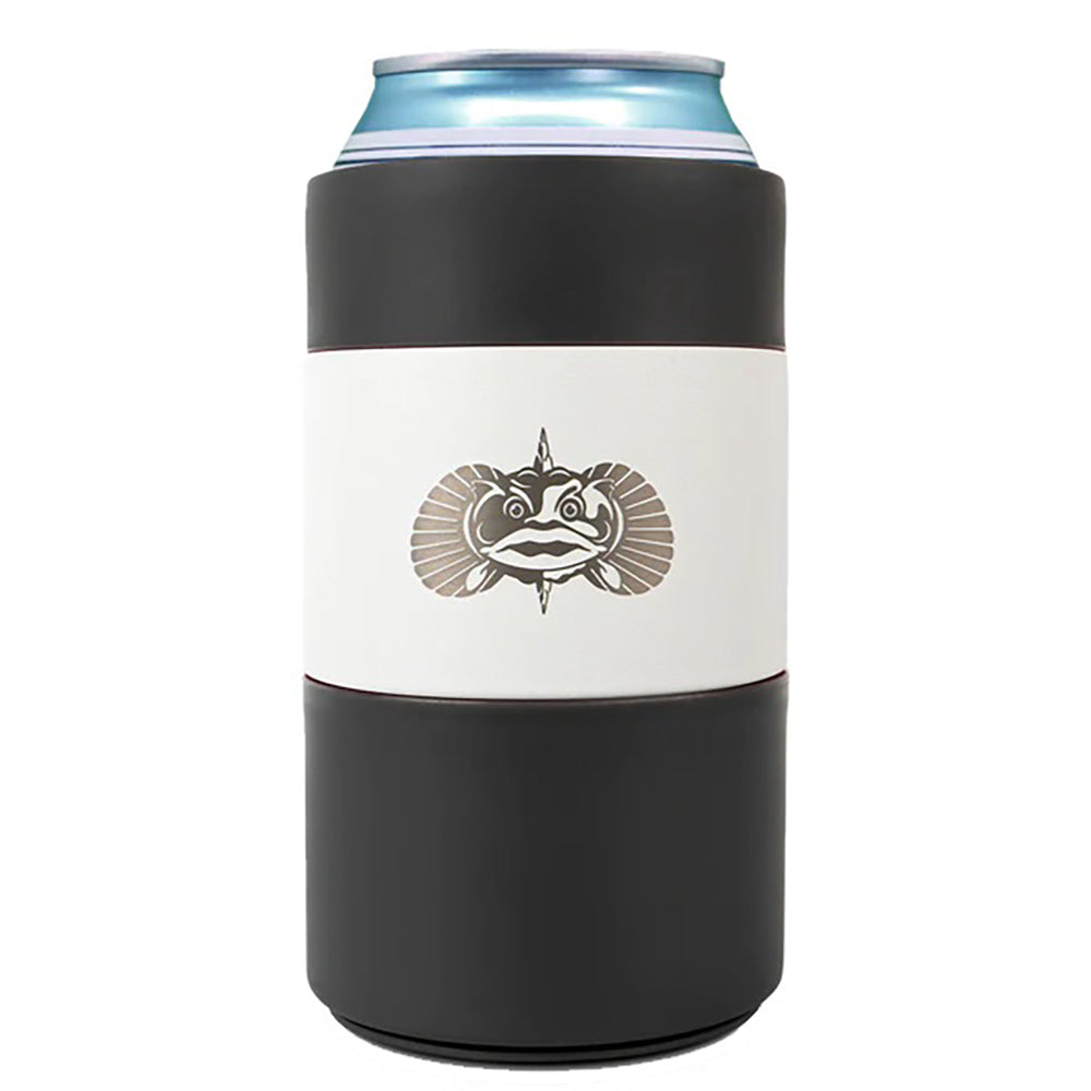 Toadfish Non-Tipping Can Cooler + Adapter - 12oz - White [1030]