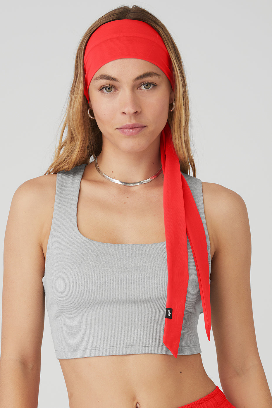 Fresh Mesh Tie Headband - Red Hot Summer