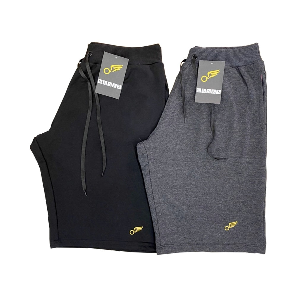 Kit 2 Shorts Sweatshirt Top Top Cheap Gym Male Workout 3 Pockets with Elastico and Corded Beach Surf Adult Wholesale