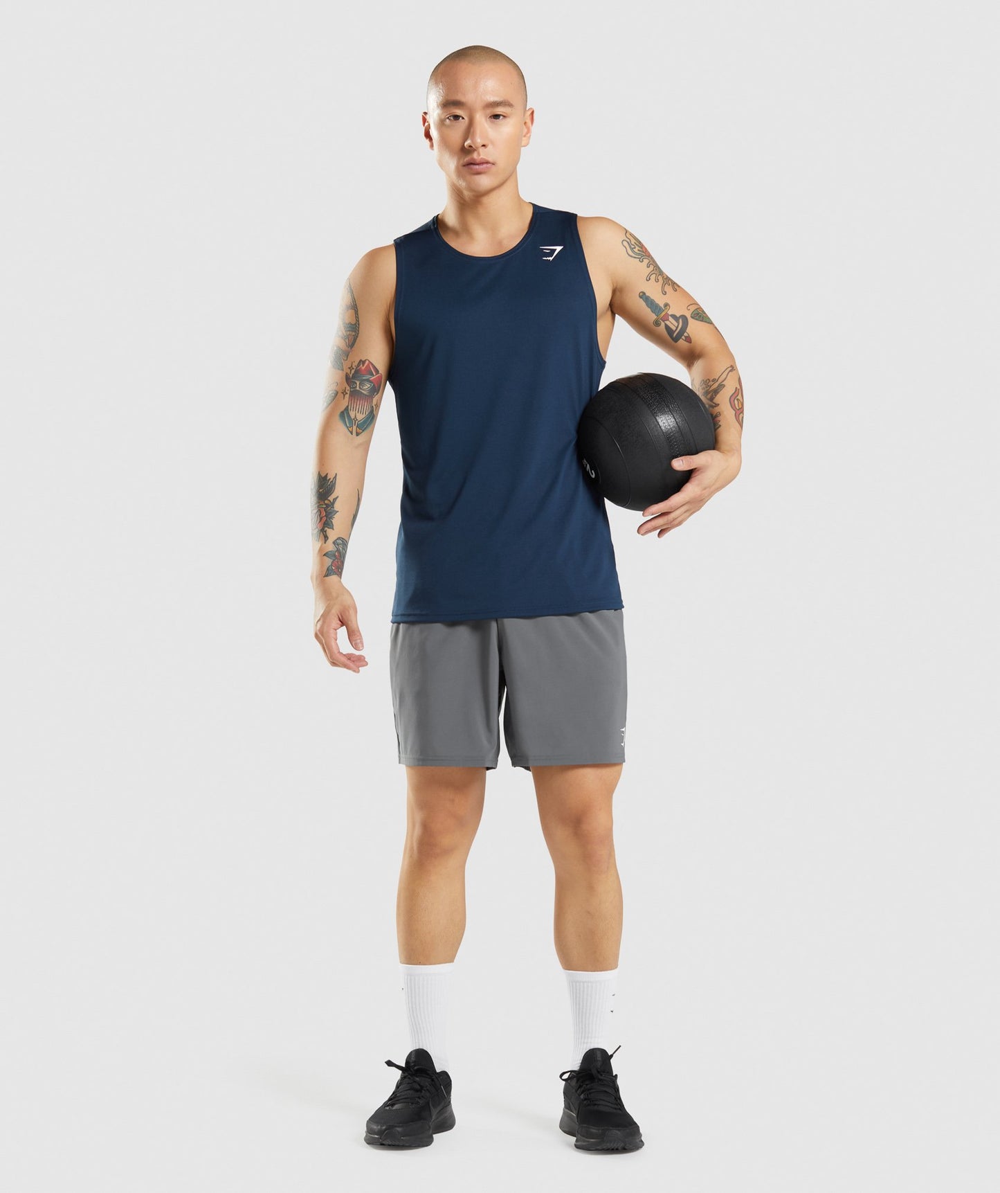 Gymshark Arrival Tank - Navy