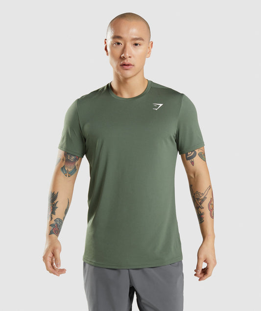 Gymshark Ankunft T -Shirt - grün