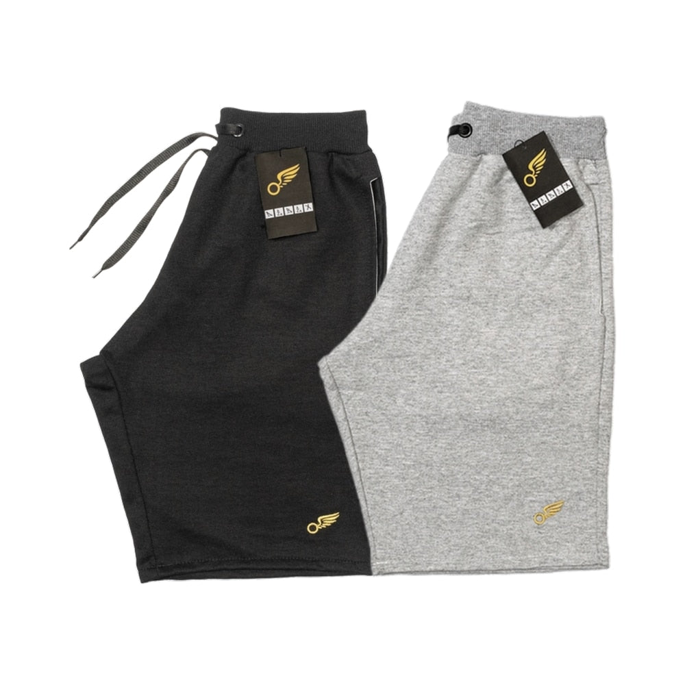 Kit 2 Shorts Sweatshirt Top Top Cheap Gym Male Workout 3 Pockets with Elastico and Corded Beach Surf Adult Wholesale