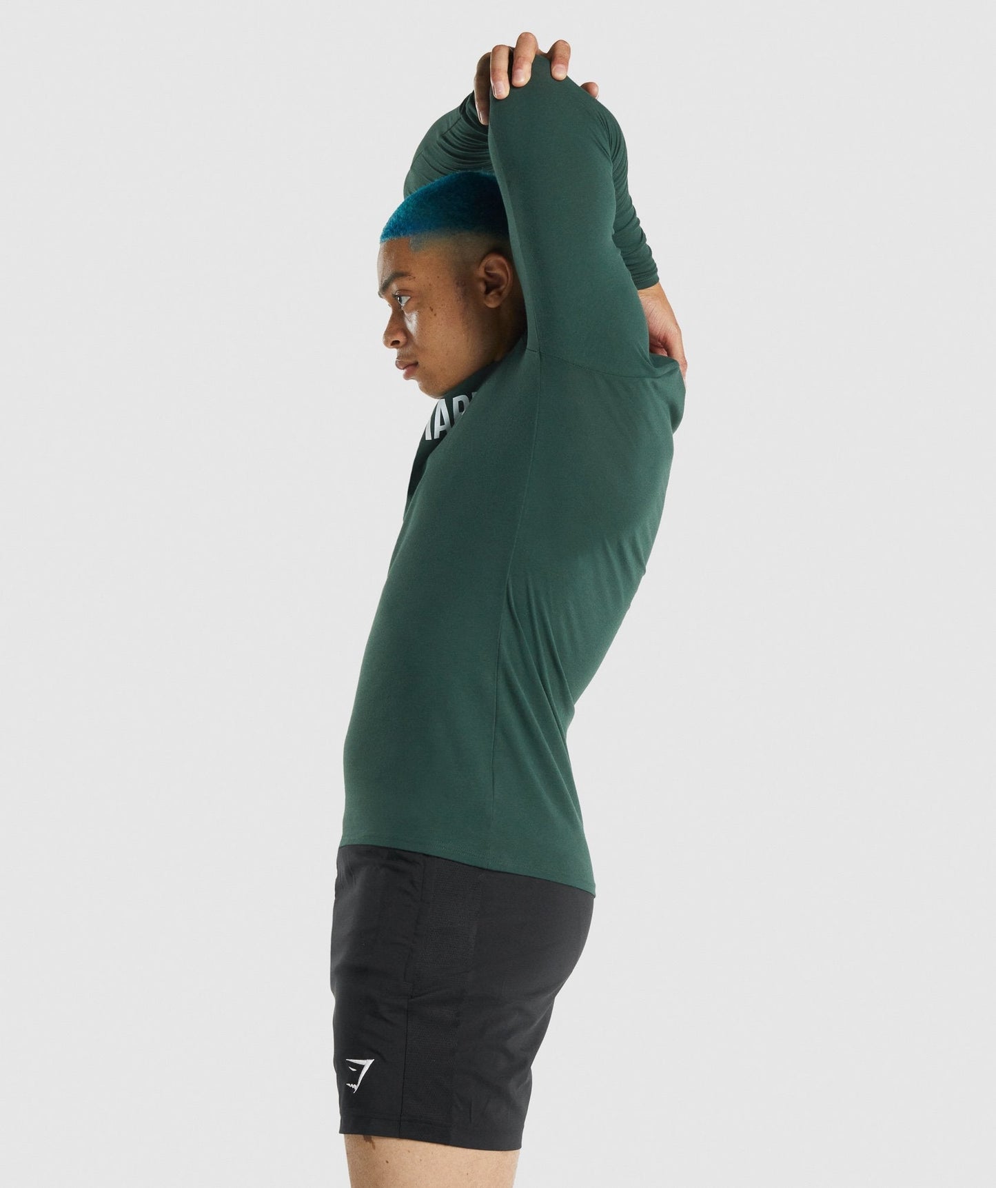 Gymshark Apollo Langarm T -Shirt - dunkelgrün