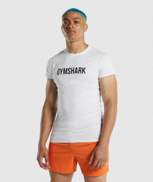 Gymshark Apollo T -Shirt - Weiß