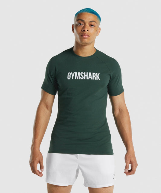 Gymshark Apollo T -Shirt - dunkelgrün
