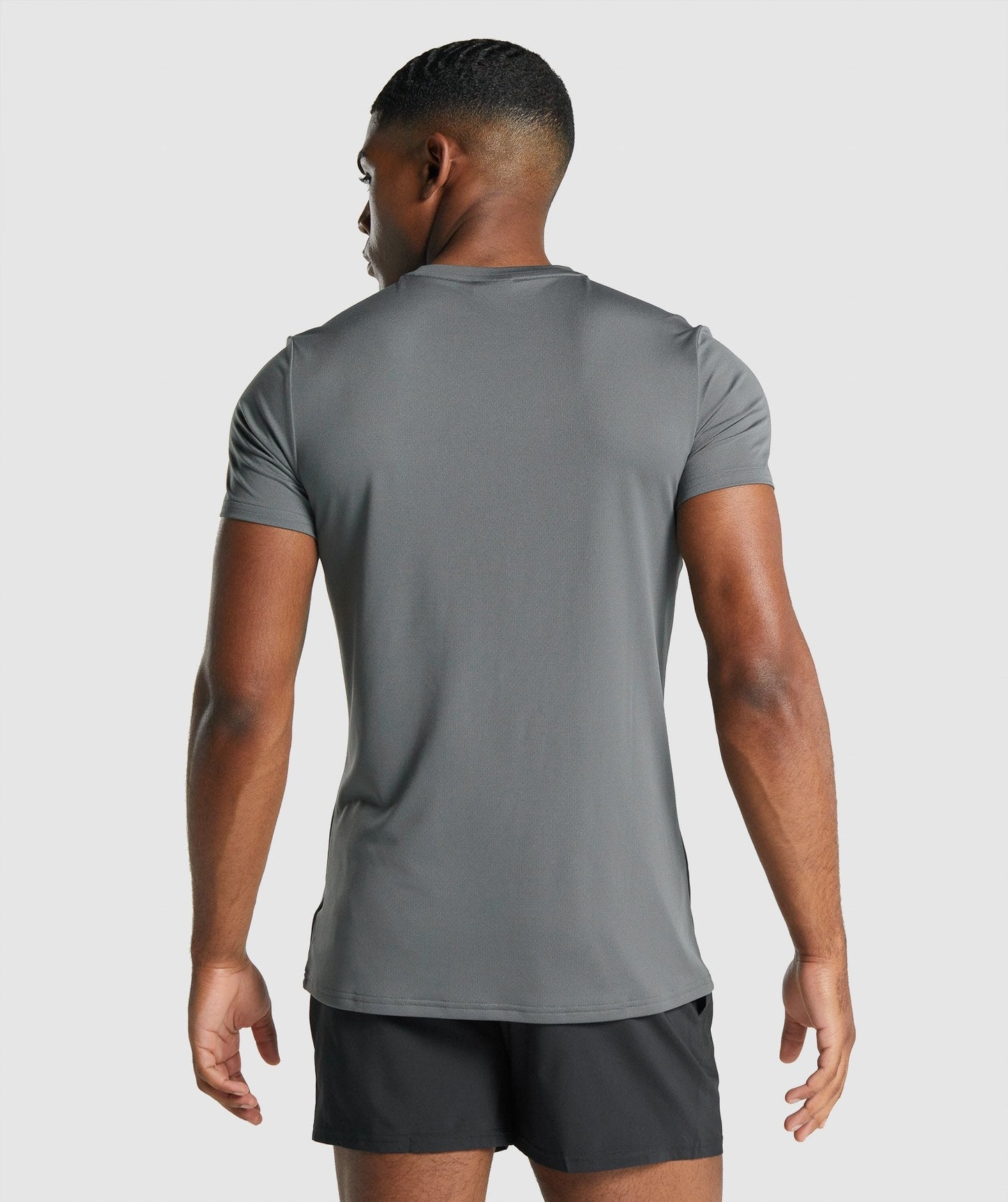 Gymshark Ankunft Grafisches T -Shirt - Holzkohle
