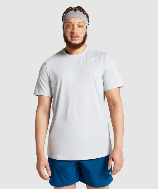 Gymshark Arrival Regular Fit T-Shirt - Light Grey