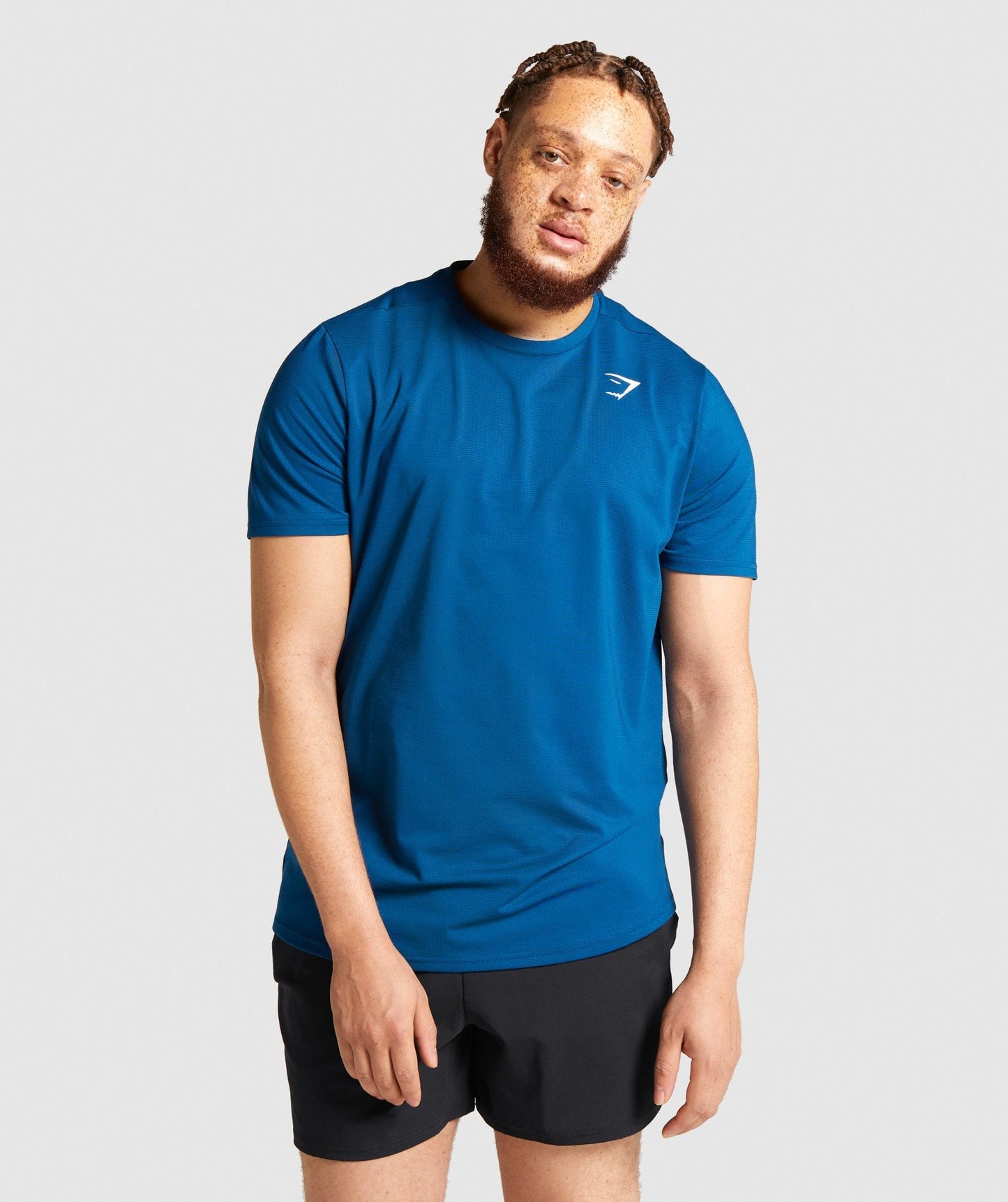 Gymshark Arrival Regular Fit T-Shirt - Petrol Blue