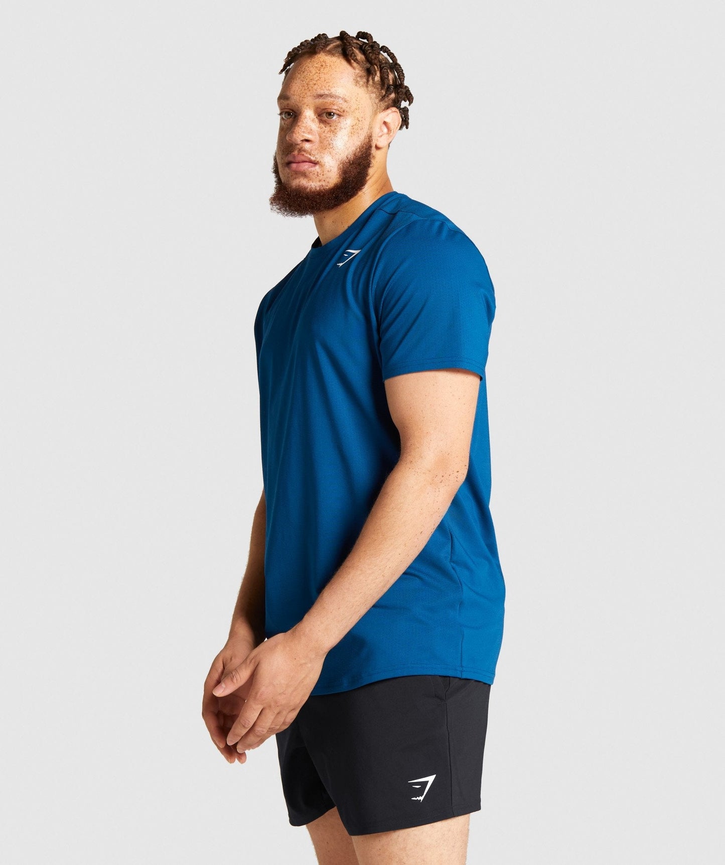 Gymshark Arrival Regular Fit T-Shirt - Petrol Blue