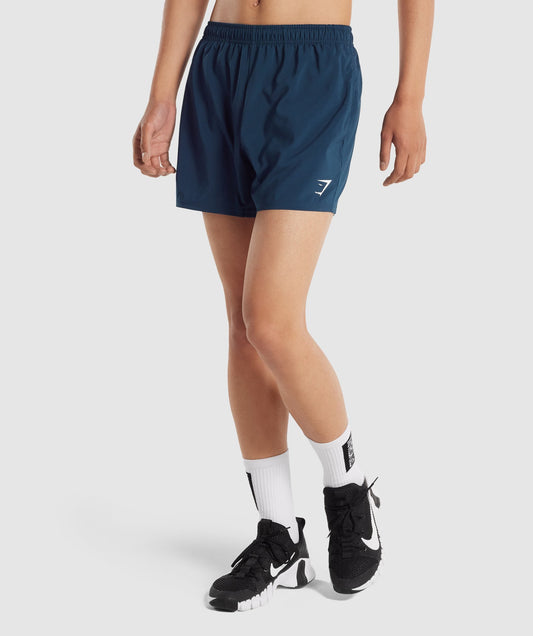 Gymshark Ankunft 5 "Shorts - Marine