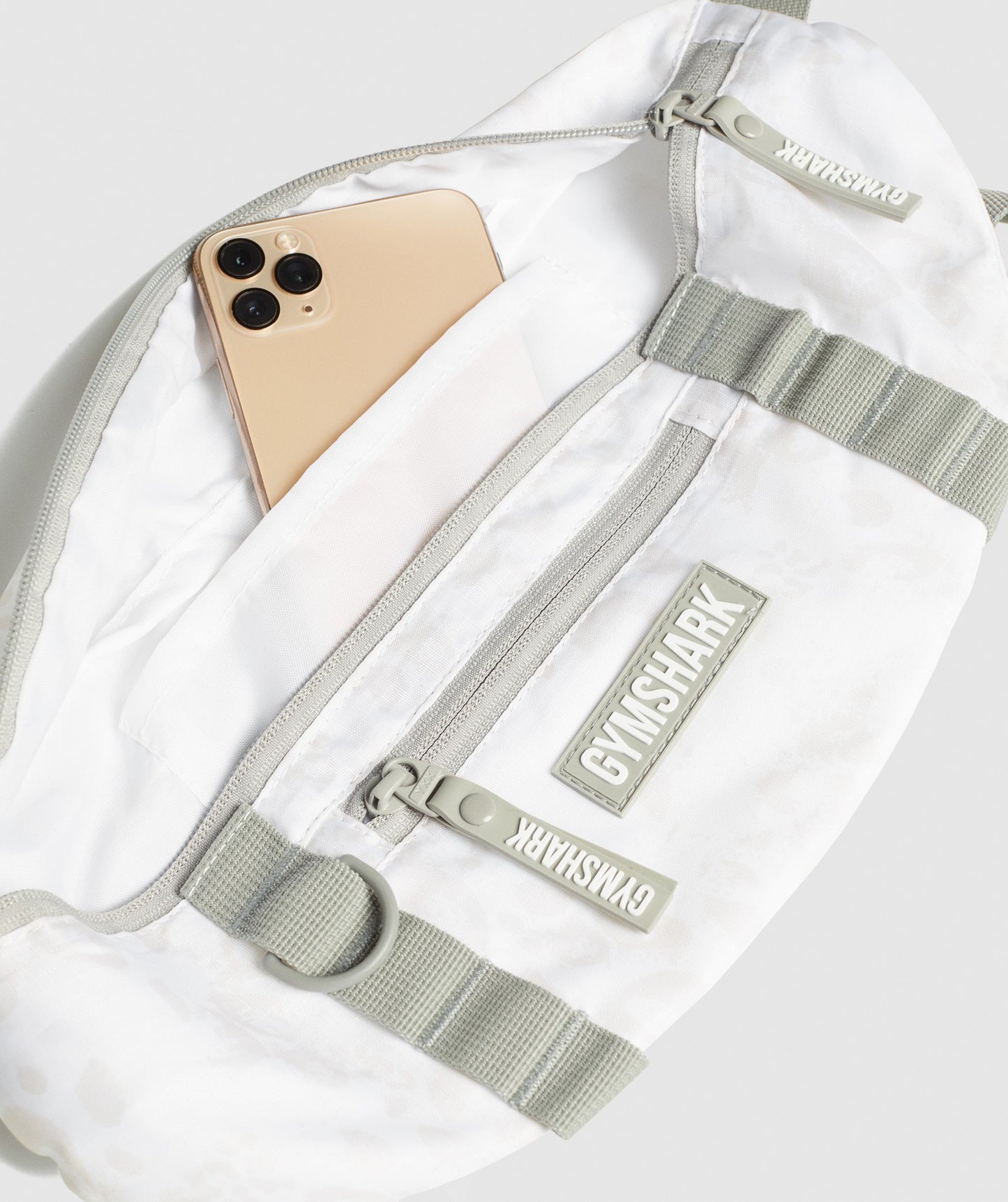 Gymshark Adapt Animal Sling Bag - White/Cream