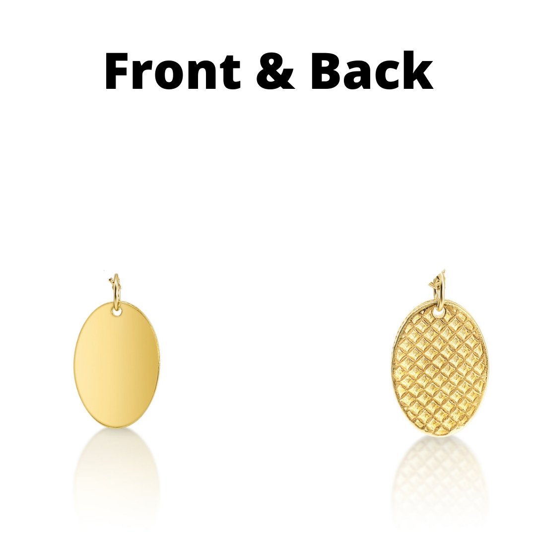 Ovaler Scheibenanhänger