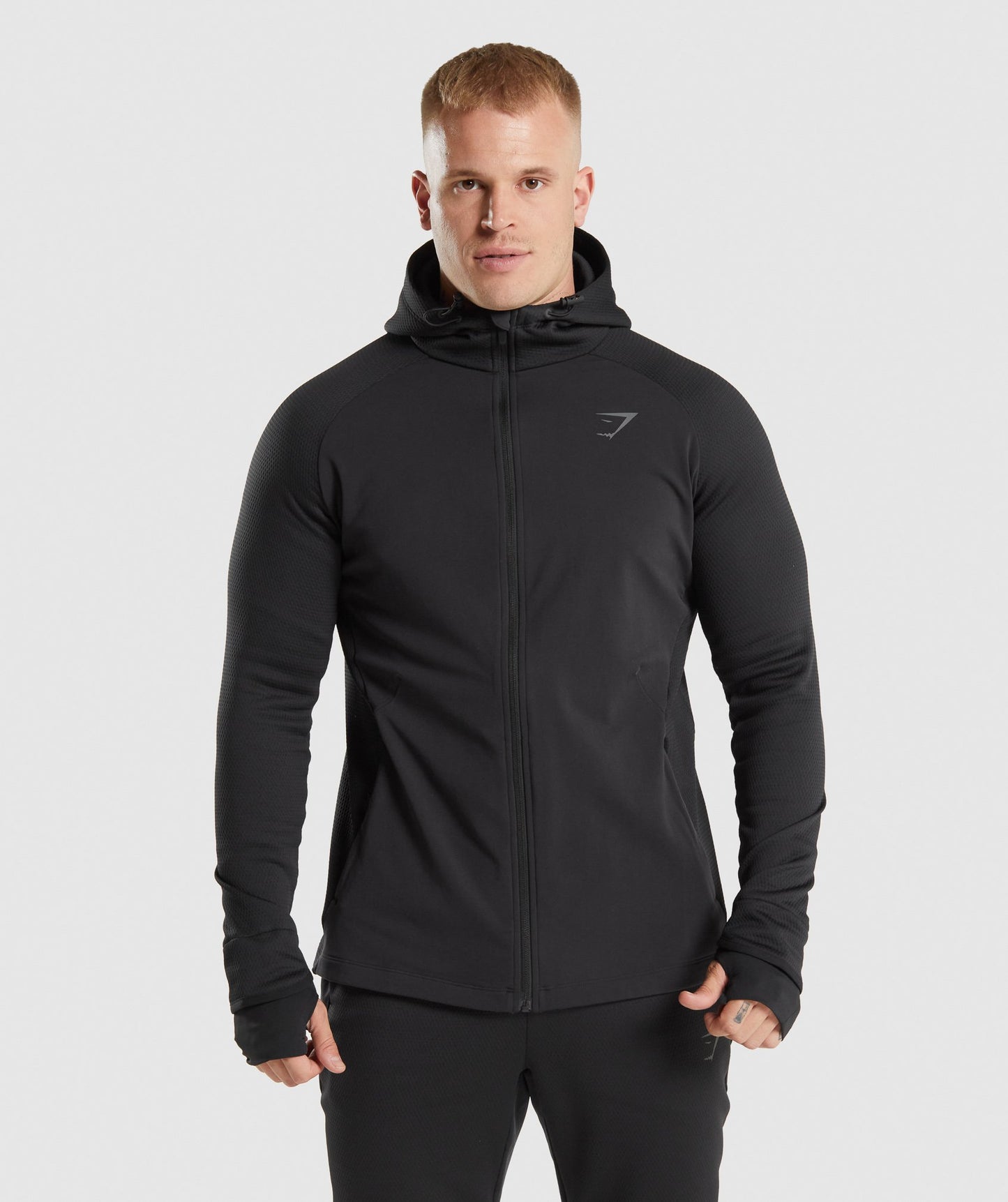 Gymshark Apex Zip Hoodie - Schwarz