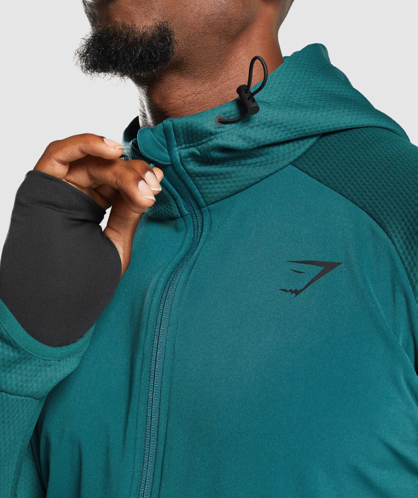 Gymshark Apex Zip Hoodie - Teal
