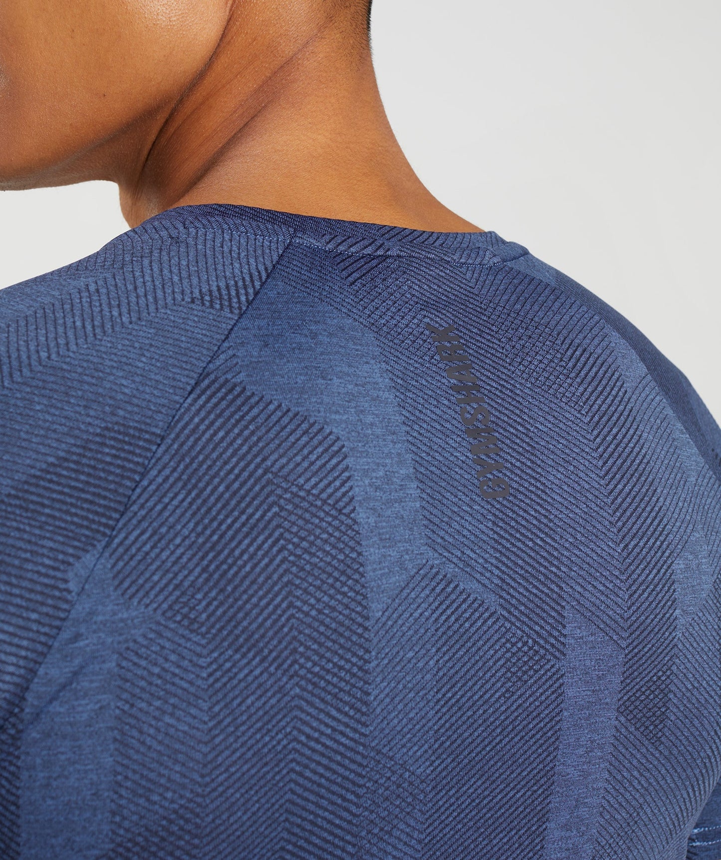 Gymshark Apex T-Shirt - Onyx Grey/Court Blue