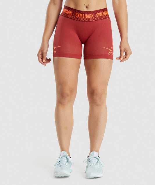 Gymshark Apex nahtlose Low -Rise -Shorts - Burgund