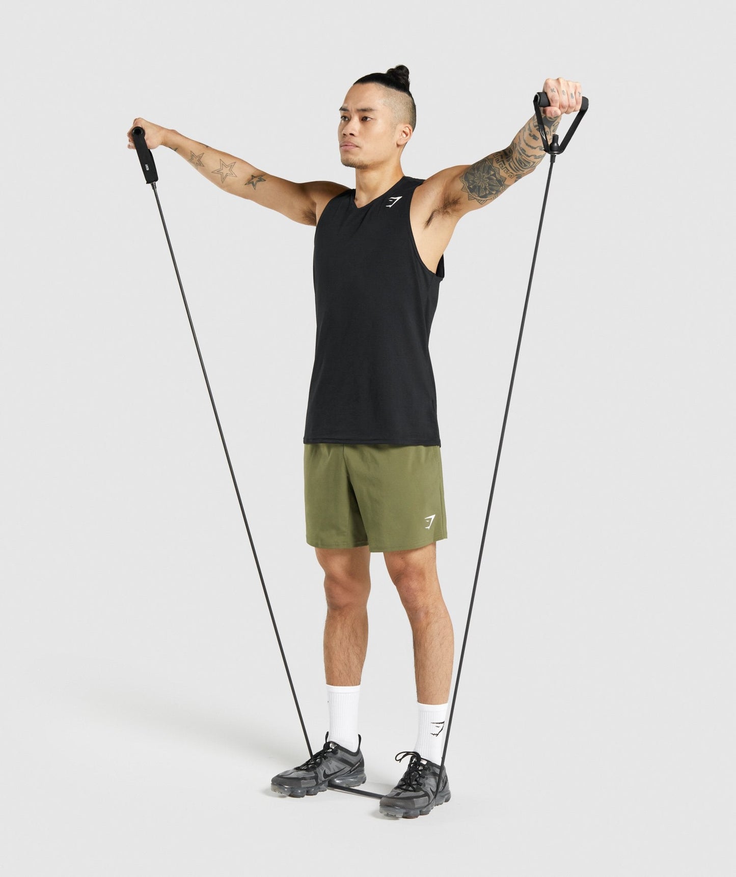 Gymshark Ankunftshorts - dunkelgrün