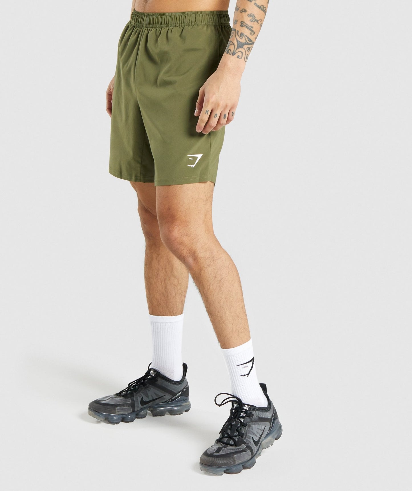 Gymshark Ankunftshorts - dunkelgrün