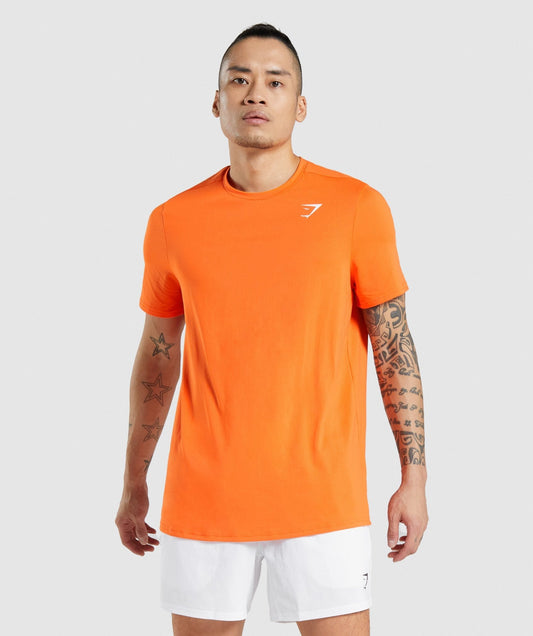 Gymshark Arrival Regular Fit T-Shirt - Orange