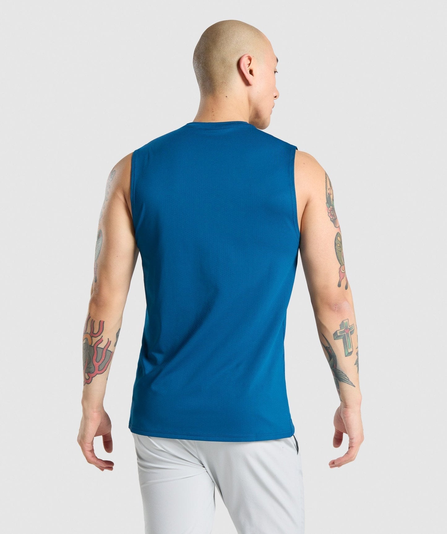 Gymshark Arrival Sleeveless Tee - Petrol Blue