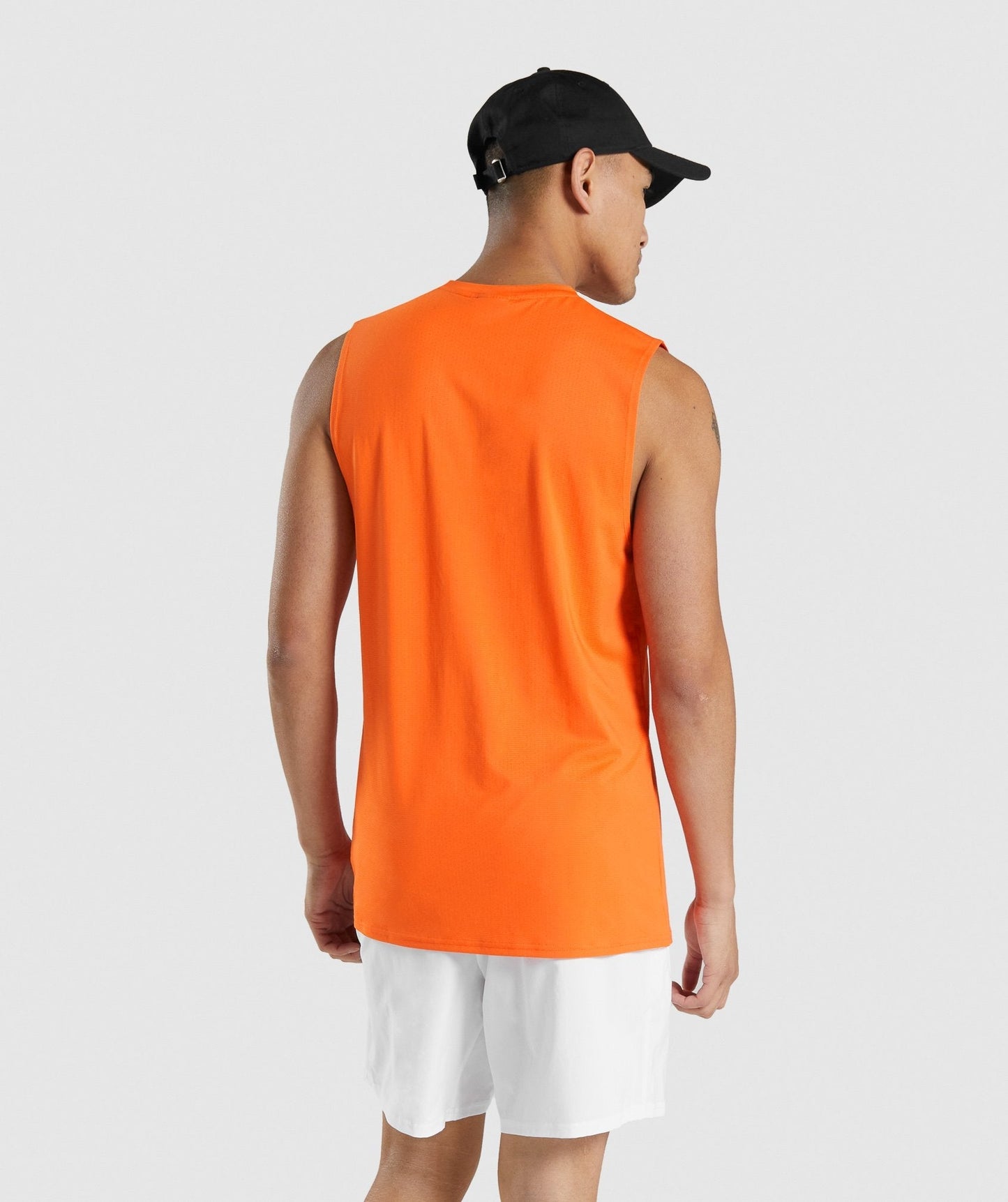 Gymshark Arrival Sleeveless Tee - Orange